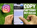 How to Copy Captions from Instagram Reels
