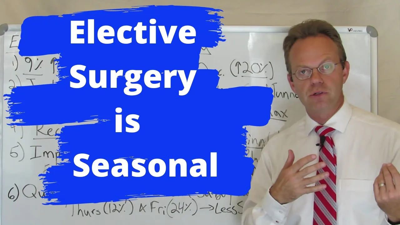 Elective Surgery Highest in December... Why?
