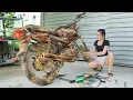Download Lagu 18-Year-Old Girl Restores HONDA Win 100 Motorbike Forgotten for 25 Years | Mechanic girl