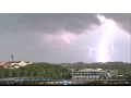 Scranton Supercell embedded in line formally tornadic - TIME LAPSE