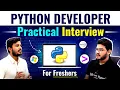 Python Developer Practical Interview Questions Answer Job Ready Interview 2024