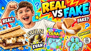 REAL vs FAKE! Which Squishy Can You EAT? 🤔 | Evan Storm