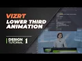 Vizrt Broadcast Design Tutorial 1-4 Lower Third Animation