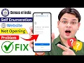 Fix Self Enumeration Website Not Opening Problem Census 2027 Self Enumeration Website Not Working