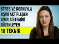 Lagu STRES VE KORKUYLA AŞIRI AKTİFLEŞEN SİNİR SİSTEMİNİ DÜZENLEYEN 10 TEKNİK