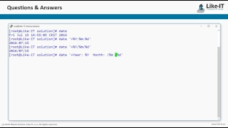 bash how to format date