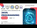 Java Programming Day 3 National Workshop Series