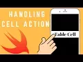 TableView Cell Action in Swift 3 Pushing data from tableview