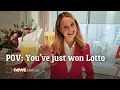 POV You ve just won the 20 million lotto jackpot
