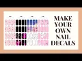 Create Custom Nail Decals with Canva DIY Nail Art Tutorial