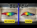 Tie Dye Pattern - THE GLITCH PATTERN Sinew vs No Sinew