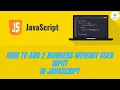 Add two numbers In JavaScript JavaScript In Hindi 2021