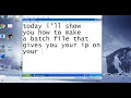 hacks How to create a batch file to grab IP