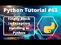 - Finally Block In Exception Handling In Python Python Tutorial In Hindi