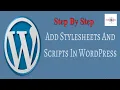 How to enqueue style-sheets and scripts in WordPress Development with Bootstrap Tutorial 20