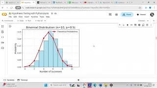 Create a binomial distribution with numpy