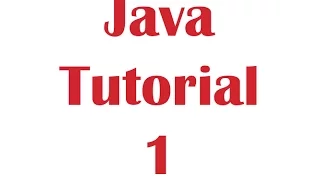 Java Programming Tutorial 1 - Install JDK