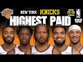 New York Knicks Full Roster Salaries 2025-26 NBA Payroll