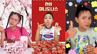초콜릿 미니도나스 드럼스틱젤리 먹방 jelly mukbang