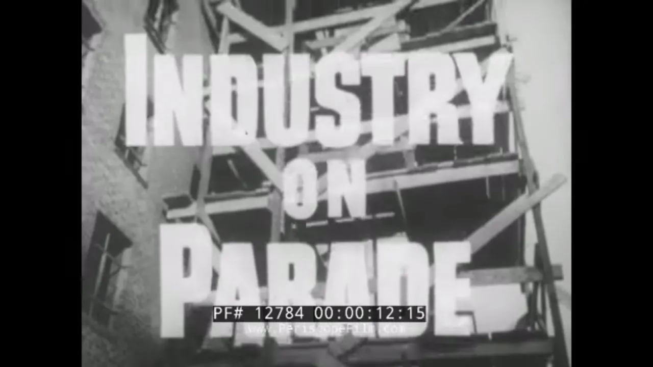 INDUSTRY ON PARADE U.S. STEEL PORTER-CABLE TOOLS AMERICAN HELICOPTER CO. RUBBER BELTS 12784