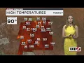 Monday morning forecast Record highs possible
