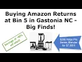 Buying Amazon Returns at Bin Five Gastonia NC - Big Finds