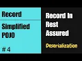 How to Deserialize API Response JSON to RECORD alternative of POJO JDK 17 feature