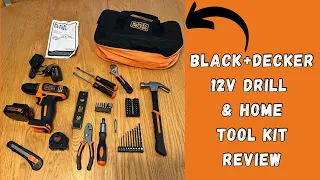 BLACK DECKER 12V MAX Drill Home Tool Kit - Review