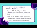 Understanding Main Idea Supporting Details Intermediate Level No Voiceover