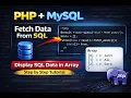 5-How to Fetch Data from MySQL using PHP and Store it in an Array Beginner Guide
