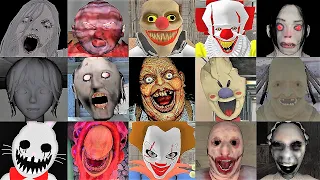 caught battle 35 granny 3 ice scream 4 mr hopps 2 lunch lady ayuwoki evolution 2 clown hospital 