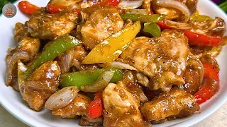 Chicken & Bell Pepper Stir Fry | How to make Restaurant Style Chicken Stir Fry