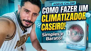 Como fazer um climatizador caseiro #climatizador #caseiro #dicas #esfriar