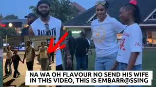 not again singer flavour just emb rrass d his wife sandra here 
