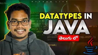 Datatypes in Java Telugu