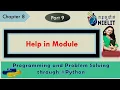 olevel ch 8 part 9 help module in python
