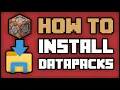 How to INSTALL DATAPACKS in Minecraft 1 18 Tutorial