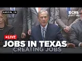 WATCH LIVE Gov Abbott to deliver remarks on the Texas Jobs Council