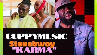 cuppymusic karma ft stonebwoy official video reaction 