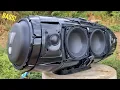 JBL Boombox WOOFERS almost BLOWN !!! 3x Songs !!! 100% LFM !!! @lowmaniac