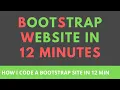 How to create a website using Bootstrap 4