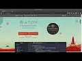 how to create new project on Atom Editor