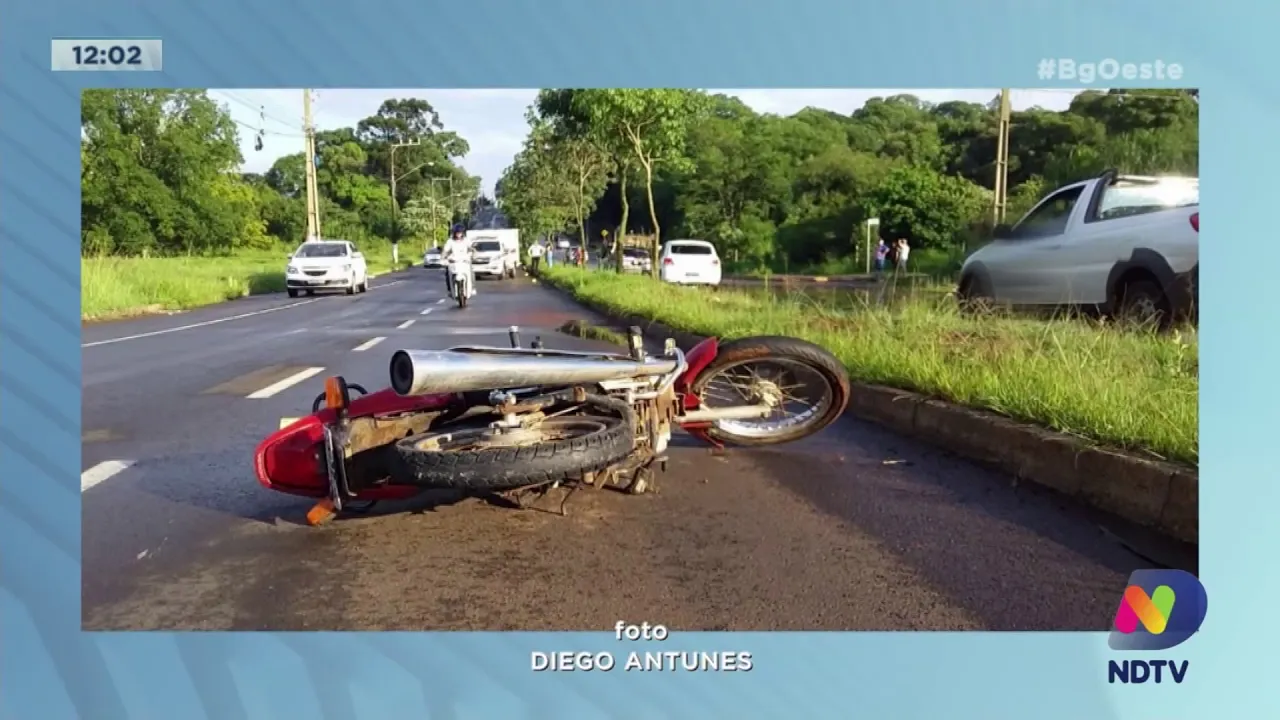 Chapecó: Grave acidente de trânsito deixa vítima de 22 anos