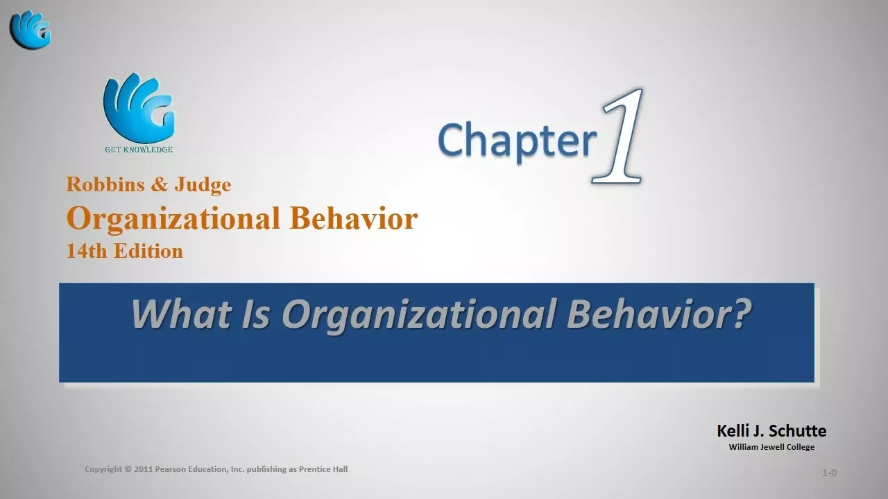 What is Organizational Behavior | Organizational Behavior (Chapter 1)