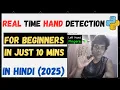 Count Fingers with Python OpenCV Real-Time Hand Detection Hindi Tutorial