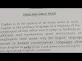 Erath County tax assessor asks employee to agree to English-only rule