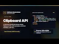 Clipboard API Explained FullStack Masterclass JavaScript Course
