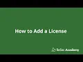 Relias Academy Adding a License to Your Account
