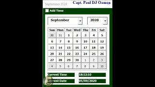 How to Create Date Time Picker in Excel VBA