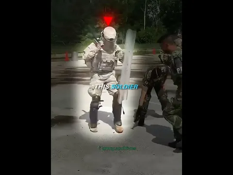 Sergeant Throws Molotov At Soldier During Riot Training
